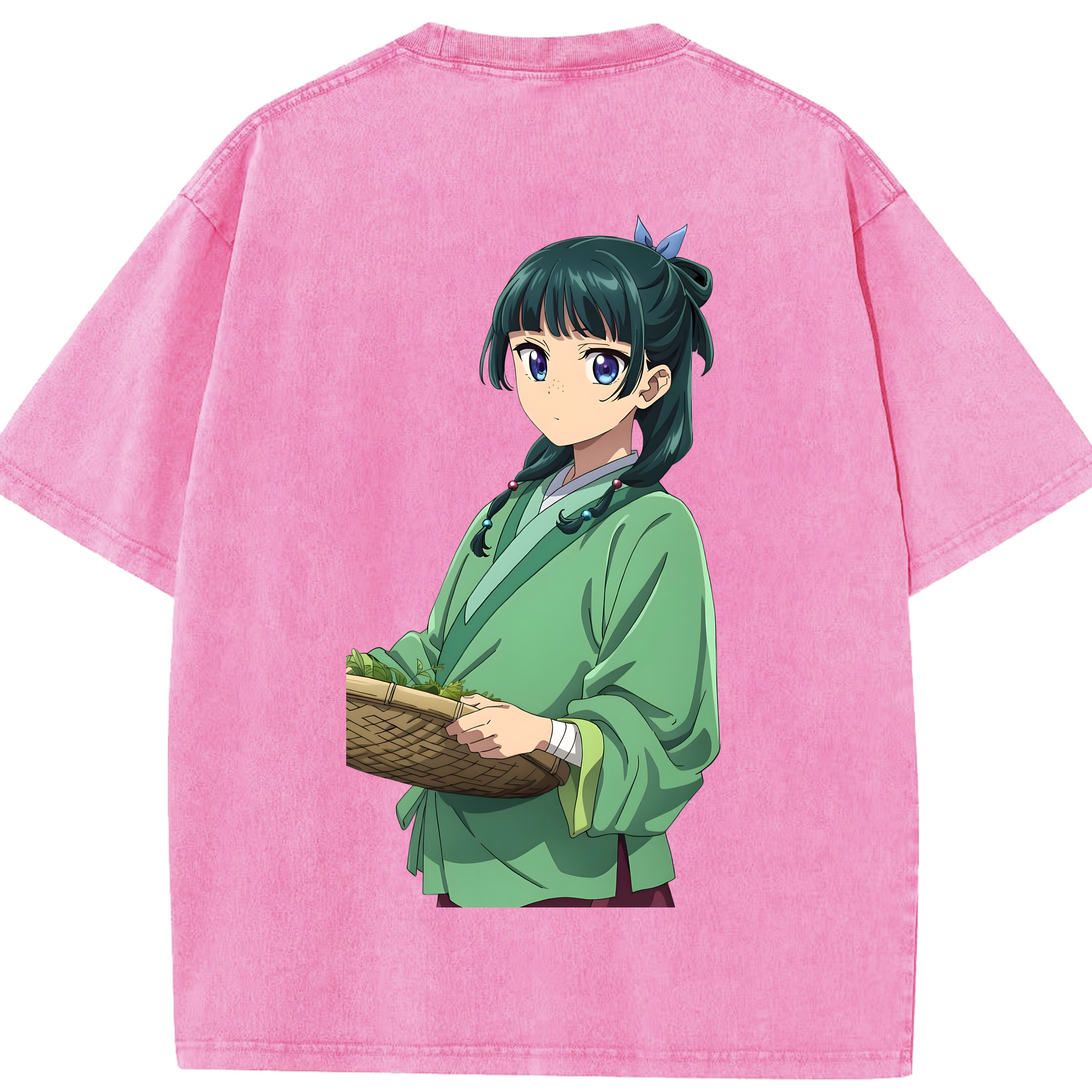 （画像用） 薬屋のひとりごと The Apothecary Diaries 綿100% ヴィンテージ風 半袖Tシャツ（背面プリント）